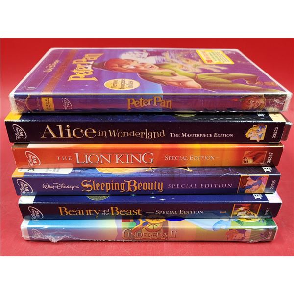 Lot of Sealed Disney DVDs