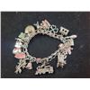 Image 1 : 925 Sterling Charm Bracelet