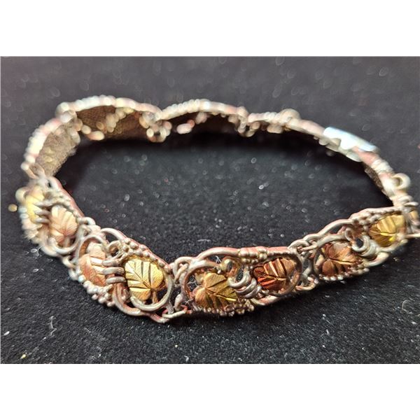 2-Tone 925 Sterling Bracelet