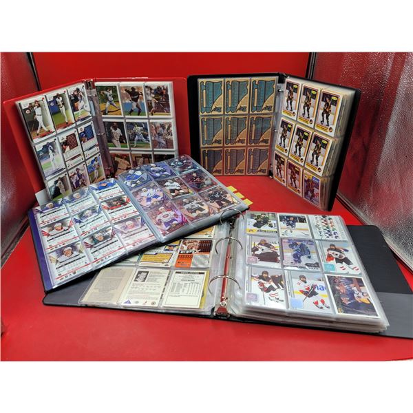 4 Binders of Assorted Sports Cards