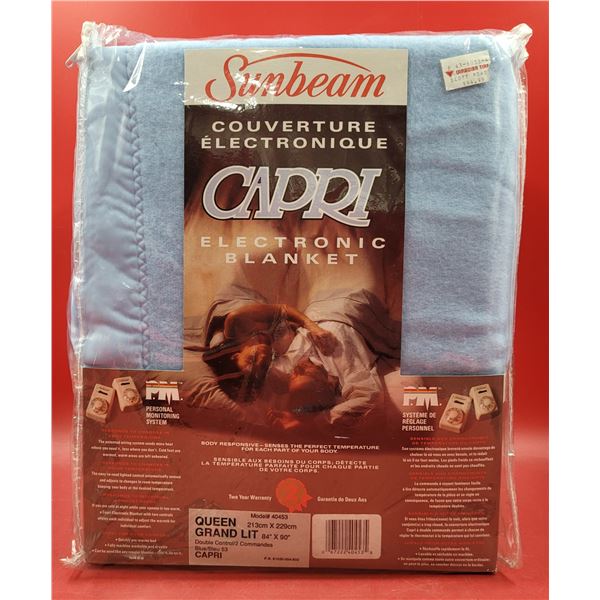 Sunbeam Capri Queen Electronic Blanket