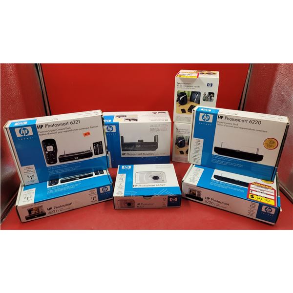 HP Camera & Accessory Lot w/ HP Photosmart Digital Camera, Digital Camera Dock, & More