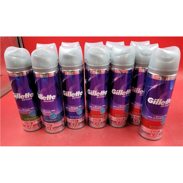 Lot of Gillette Shave Gel
