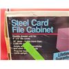 Image 3 : 2 Steel Card File Cabinets