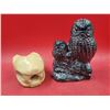 Image 1 : 2 Hand-Carved Stone Animal Figurines
