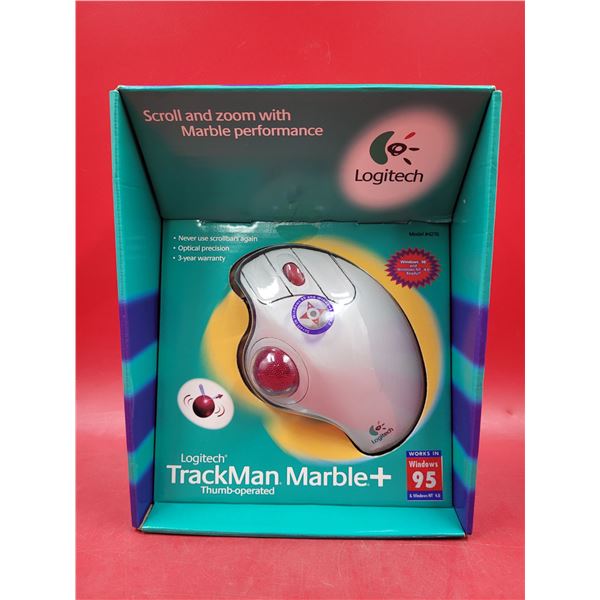Logitech TrackMan Marble+ Computer Mouse