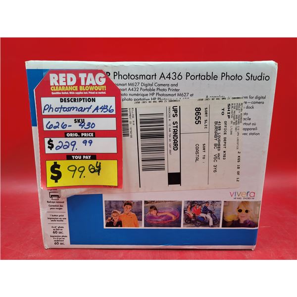 HP Photosmart Portable Photo Studio w/ Digital Camera & Portable Photo Printer