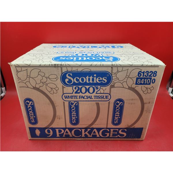Lot of Scotties White Facial Tissue