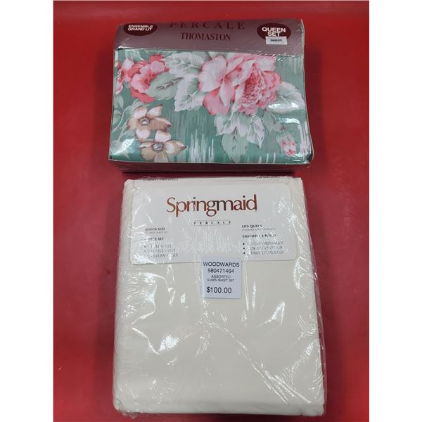 2 Queen-Sized Bed Sheets