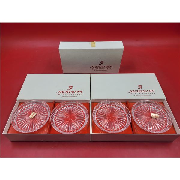 Lot of Nachtmann Crystal Coasters Made in Germany