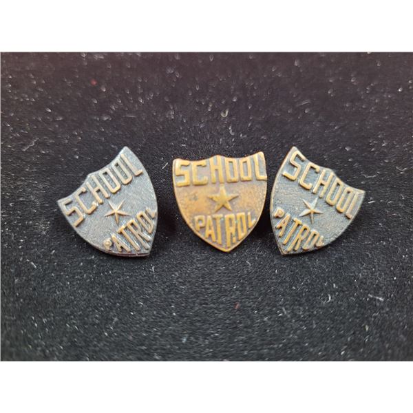 3 VTG School Patrol Pins