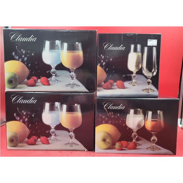 Lot of Assorted Claudia Bohemia Glasses