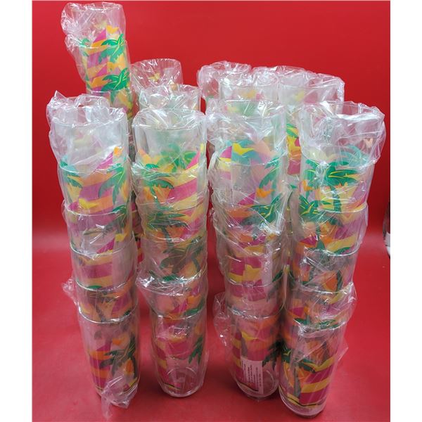 Lot of Beach-Themed Glasses