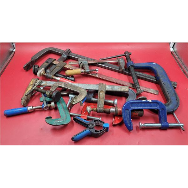 Lot of Assorted Clamps