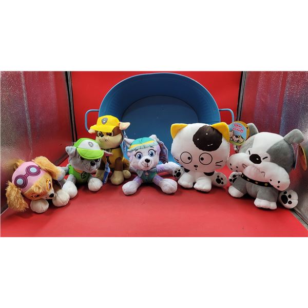 Lot of Paw Patrol & Tama and Friends Plush Toys