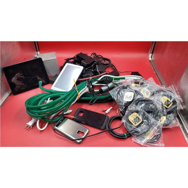 Variety Lot w/ Power Supplies, Tablet, & More