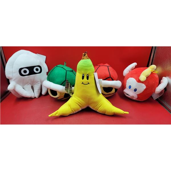 Lot of Mario Kart Plush Toys
