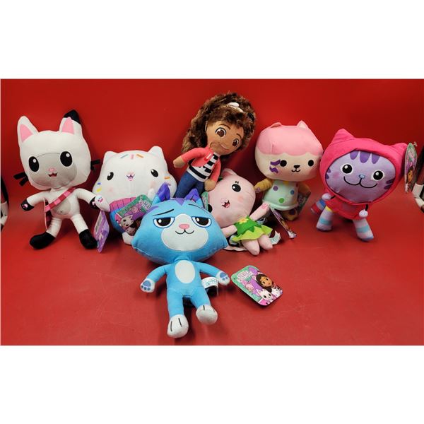Lot of Gabby's Dollhouse Plush Toys