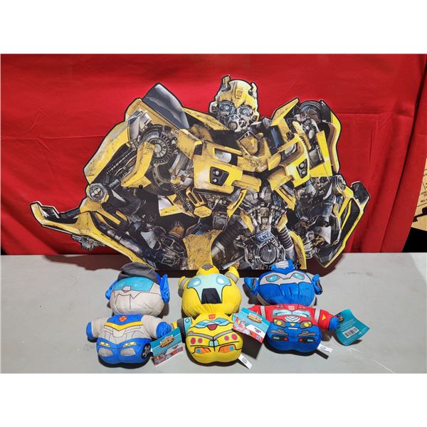 Transformers Plush Toys & Bumblebee Promotional Display