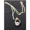 Image 1 : 925 Sterling Chain w/ Crystal Pendant