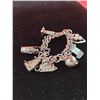 Image 1 : 925 Sterling Charm Bracelet