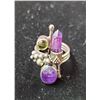 Image 1 : 925 Sterling Amethyst Ring