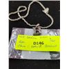 Image 2 : 925 Sterling Rope Chain & Letter B Pendant