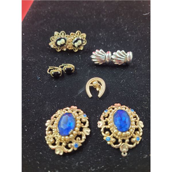 Lot of VTG Jewelry w/ Cameo Earrings
