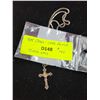 Image 2 : 925 Sterling Chain & Cross Pendant
