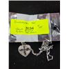 Image 2 : Swarovski 925 Sterling Heart Pendant & Chain