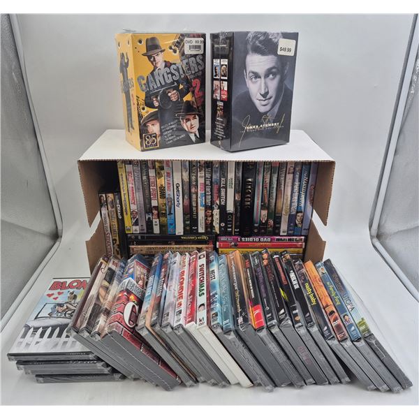 Lot of Assorted Sealed DVDs