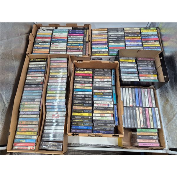 Lot of Assorted Cassette Tapes