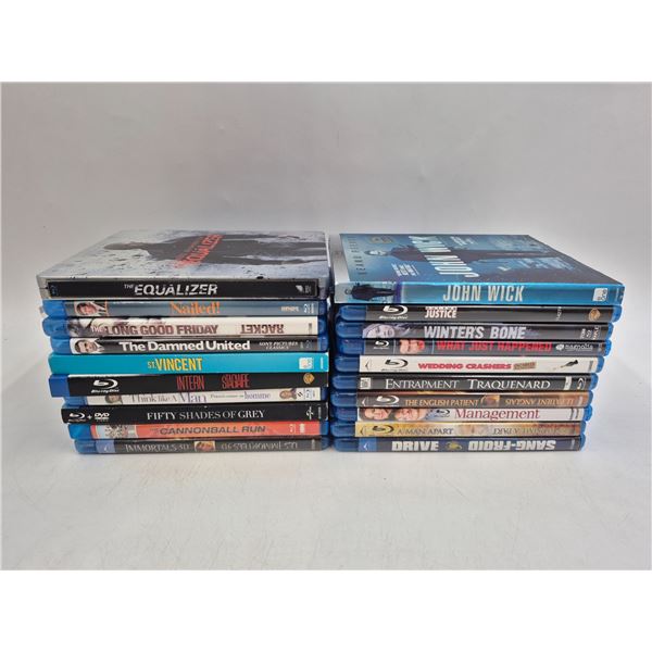 Lot of Assorted Blu-Ray Discs