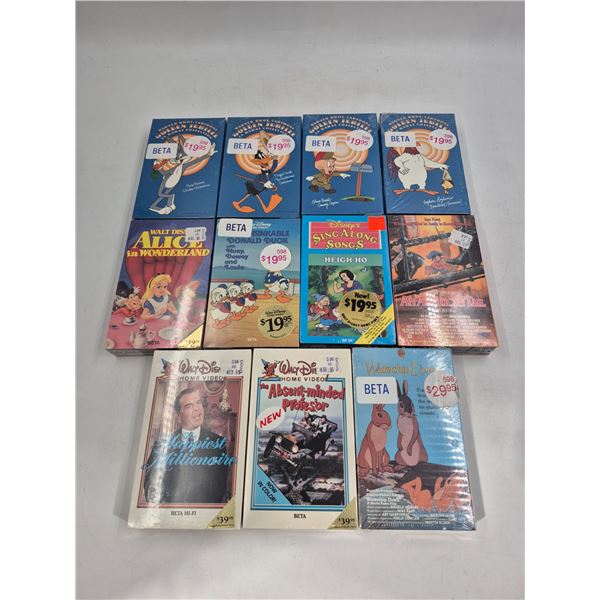 Lot of Looney Tunes & Disney Beta Tapes