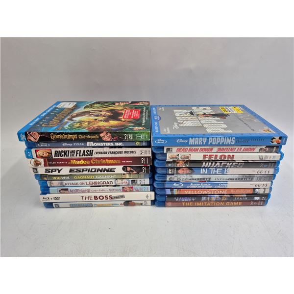 Lot of Assorted Blu-Ray Discs