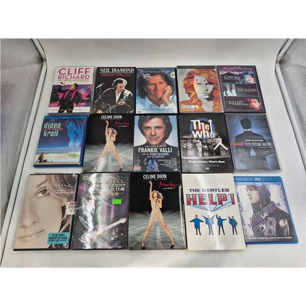 Lot of Assorted Concert DVDs