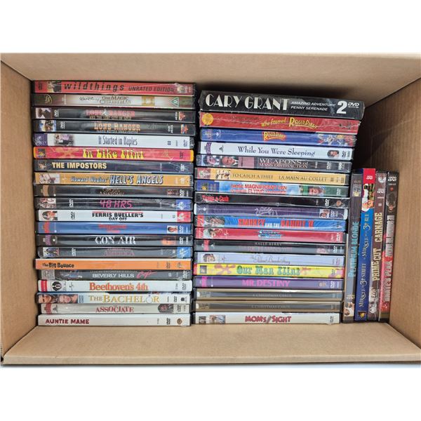 Lot of Assorted Sealed DVDs