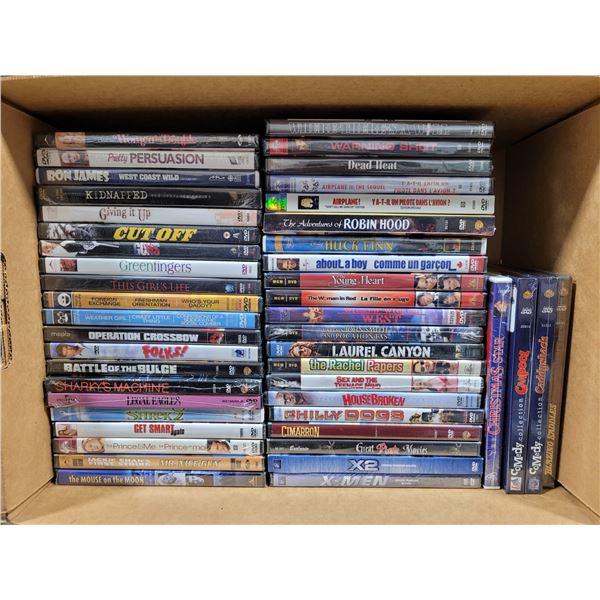 Lot of Assorted Sealed DVDs