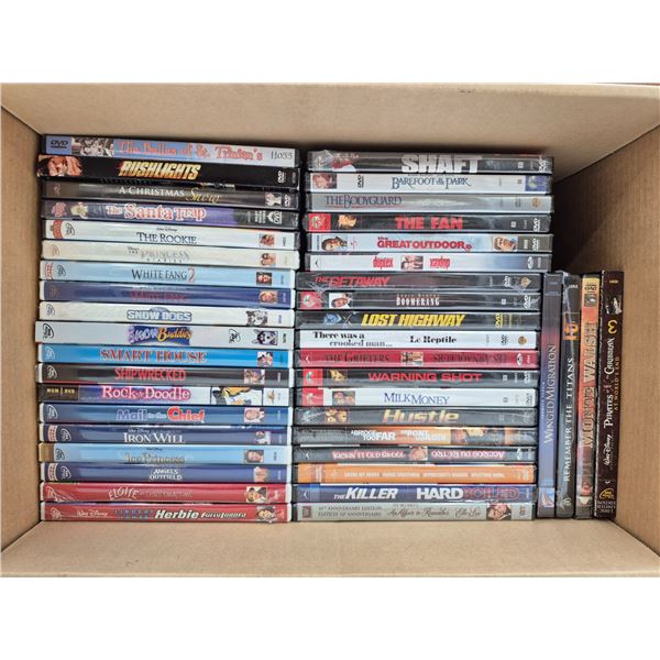 Lot of Assorted Sealed DVDs