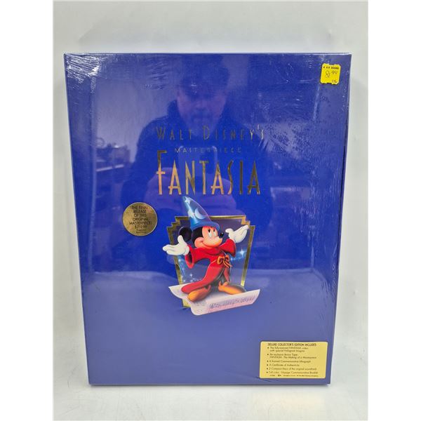 Walt Disney's Fantasia Deluxe Collector's Edition w/ Fantasia Video, Lithograph, COA, 2 CDs, & More