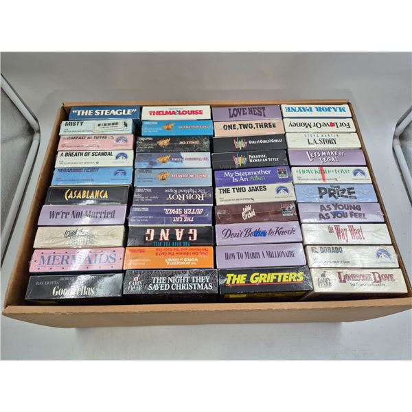 Lot of Assorted Sealed VHSs