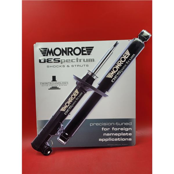 Metal Monroe Shocks & Struts Advertising Sign