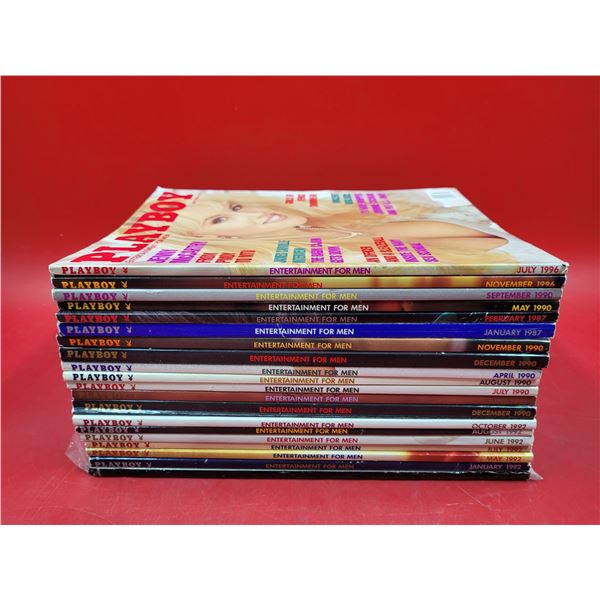 Lot of 1990s Playboy Magazines