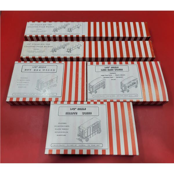 Lot of Circus Crafts Wagon Models