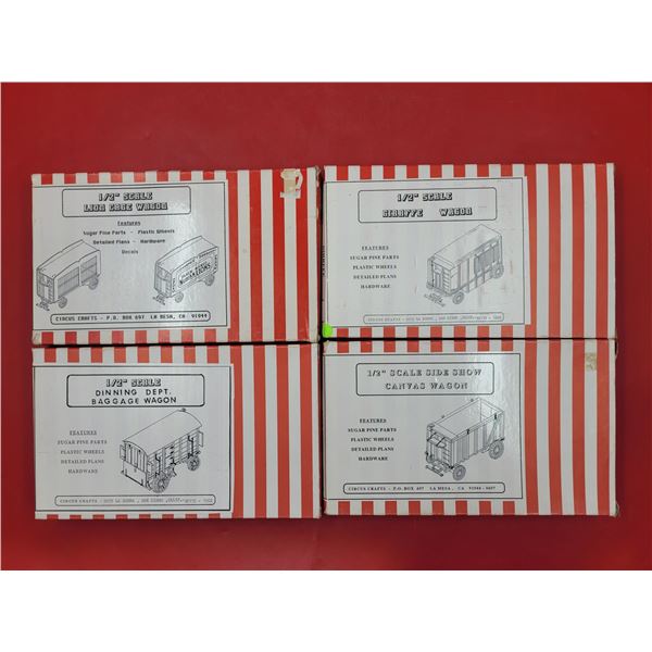 Lot of Circus Crafts Wagon Models