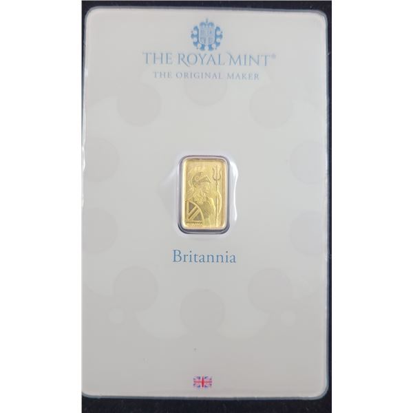 1 Gram Fine Gold 999.9 Bar