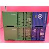 Image 2 : Lot of Model Shipping Containers