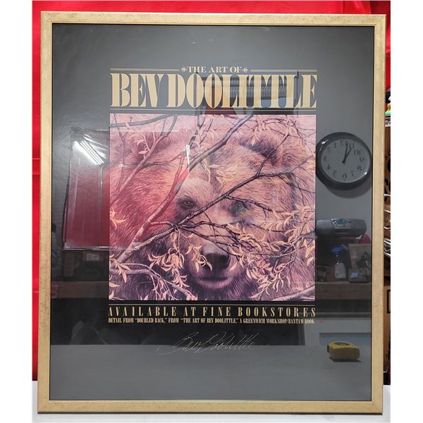 The art of Bev Doolittle, Bear glass framed