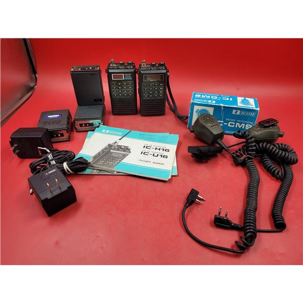 FM transceivers and ICOM Speaker microphones