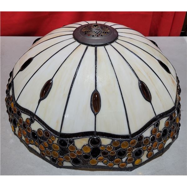 Vintage Stained glass ceiling light shade